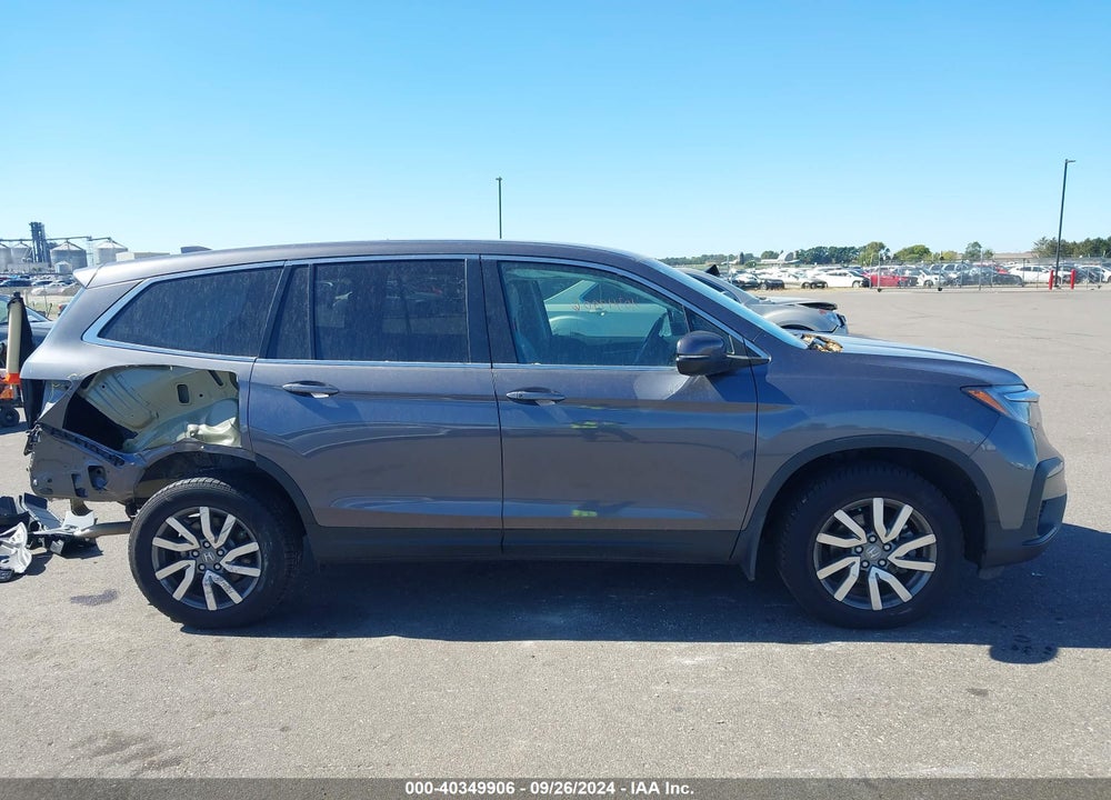 2021 HONDA PILOT AWD EX VIN: 5FNYF6H32MB070142