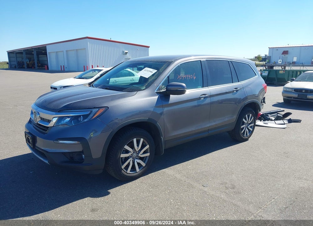 2021 HONDA PILOT AWD EX VIN: 5FNYF6H32MB070142