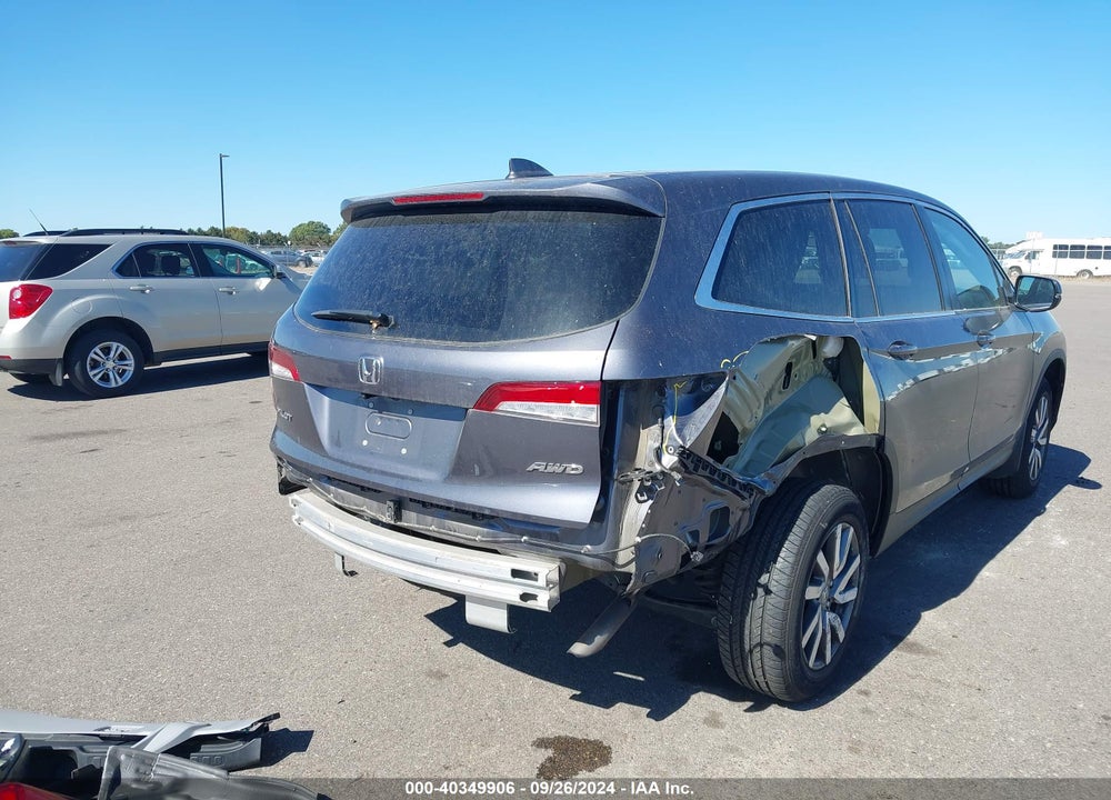 2021 HONDA PILOT AWD EX VIN: 5FNYF6H32MB070142