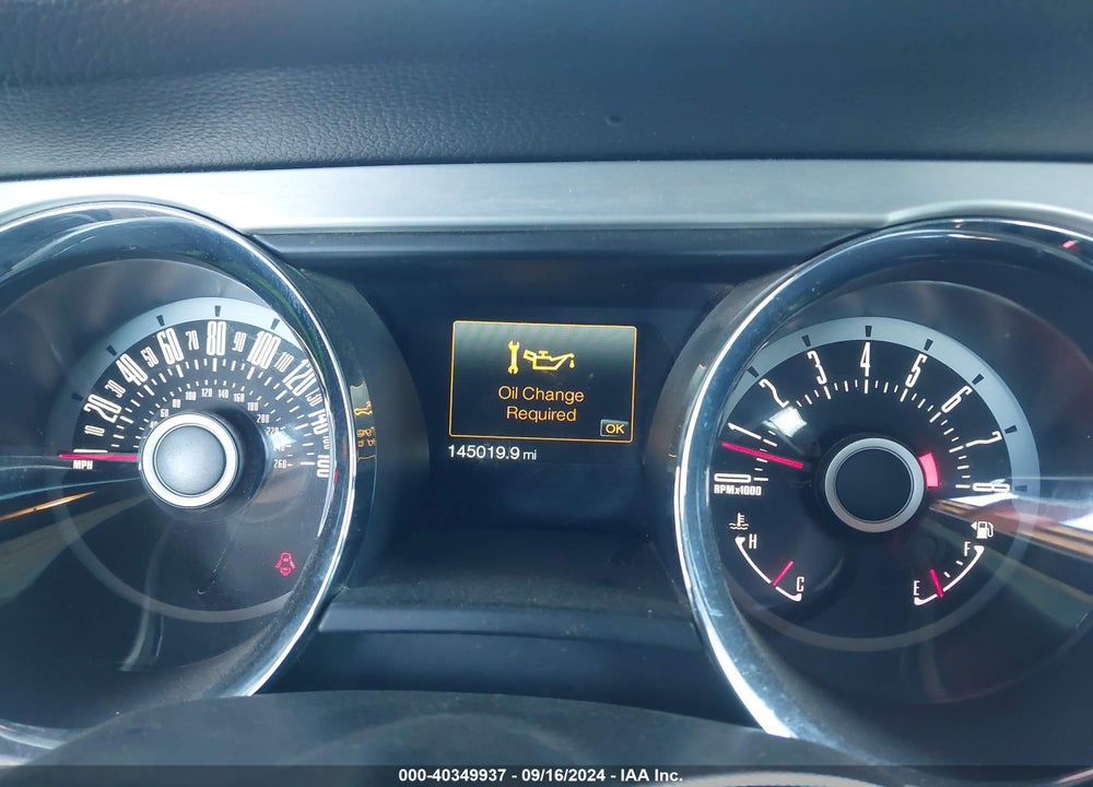 2013 FORD MUSTANG V6 PREMIUM VIN: 1ZVBP8EM1D5229422