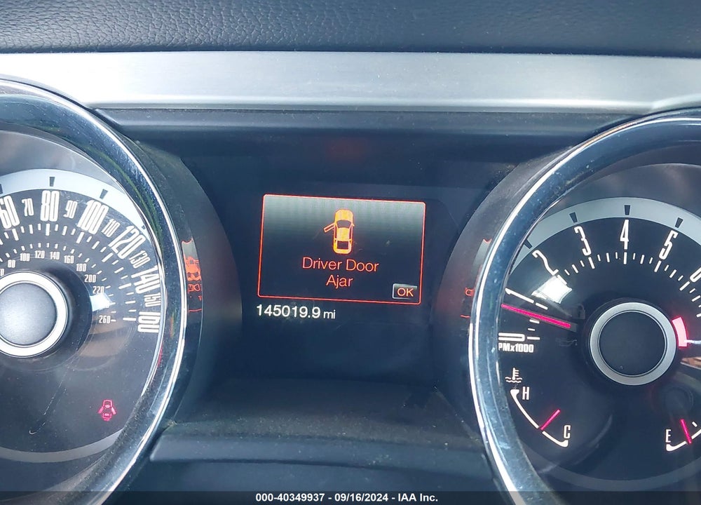 2013 FORD MUSTANG V6 PREMIUM VIN: 1ZVBP8EM1D5229422