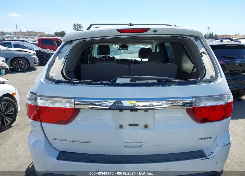 2013 DODGE DURANGO CREW VIN: 1C4RDHDG4DC694276