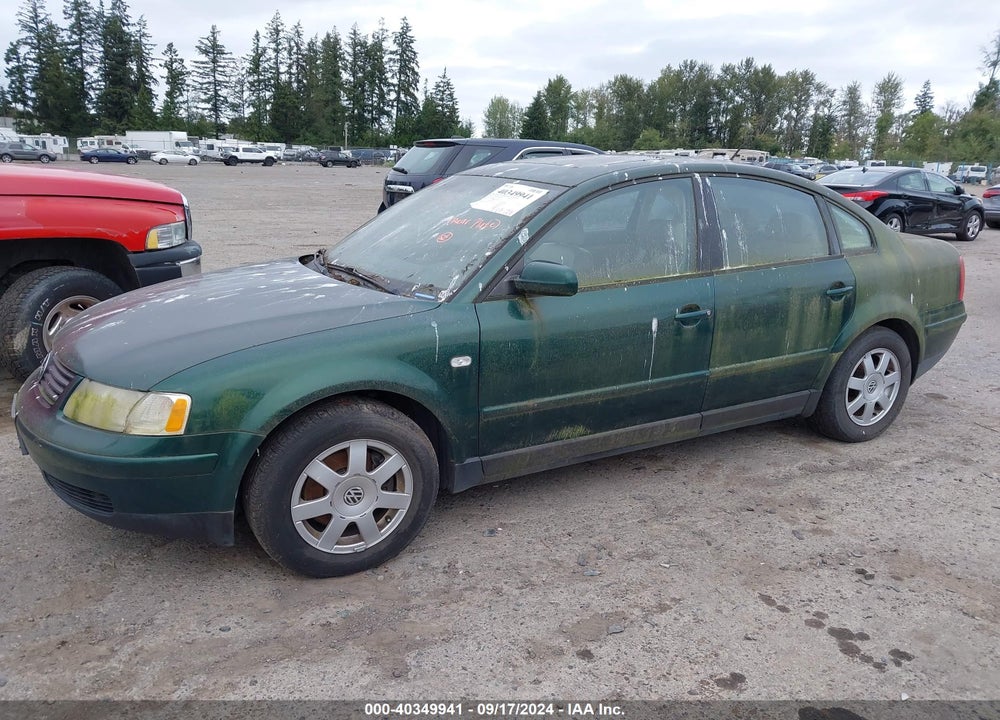 2000 VOLKSWAGEN PASSAT GLS VIN: WVWMA23B2YP110588