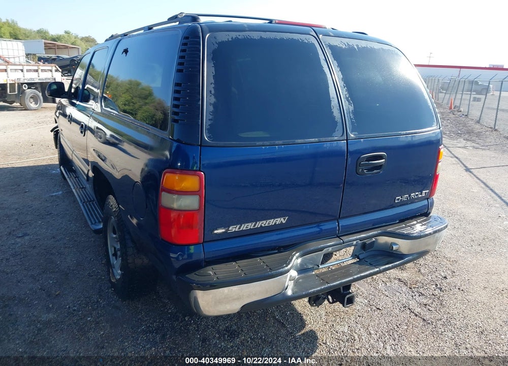 2001 CHEVROLET SUBURBAN 1500 LS VIN: 3GNEC16T41G141484