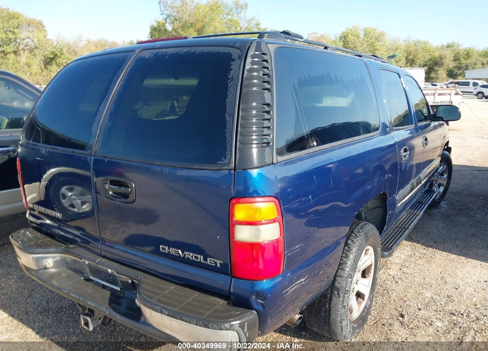 2001 CHEVROLET SUBURBAN 1500 LS VIN: 3GNEC16T41G141484