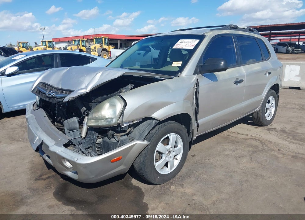 2005 HYUNDAI TUCSON GL VIN: KM8JM12B05U097905