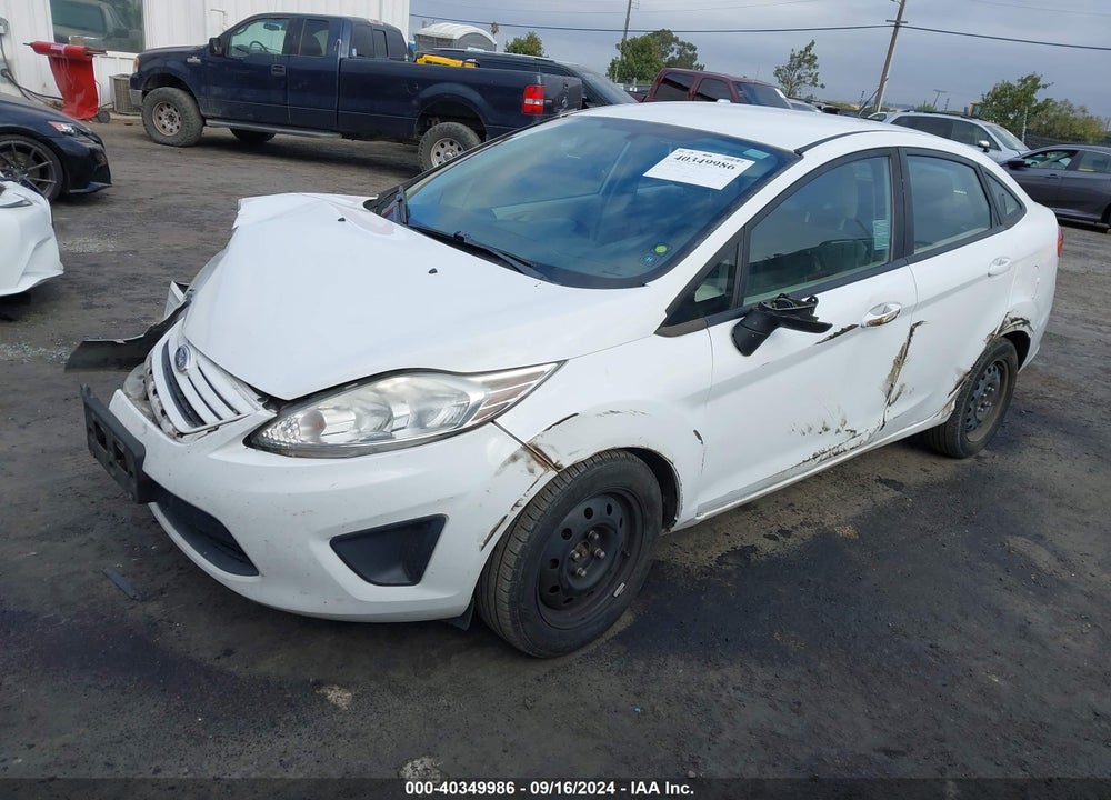 2013 FORD FIESTA S VIN: 3FADP4AJ4DM195542