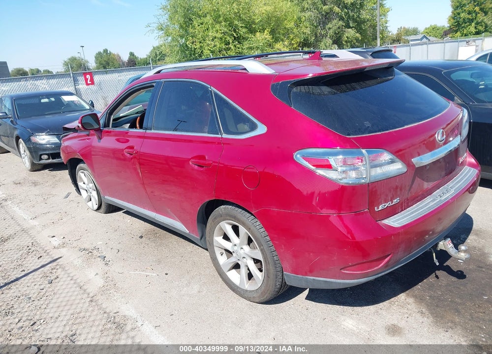 2010 LEXUS RX 350 VIN: JTJBK1BA2A2410073
