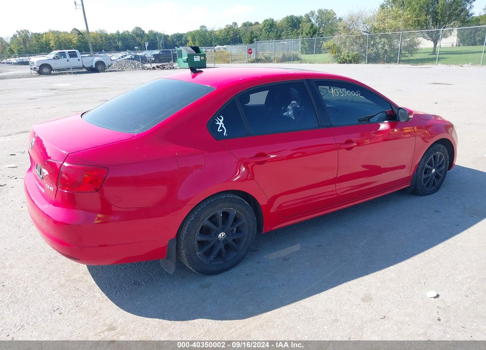 2012 VOLKSWAGEN JETTA 2.5L SE VIN: 3VWBP7AJ4CM390880