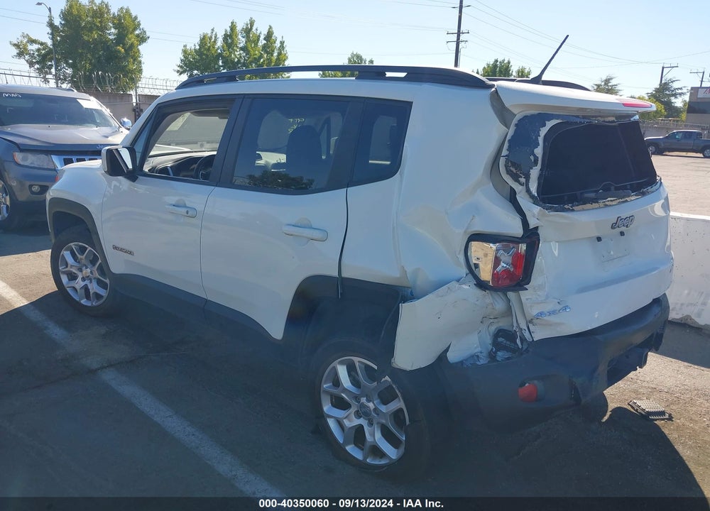 2015 JEEP RENEGADE LATITUDE VIN: ZACCJBBT3FPC14402