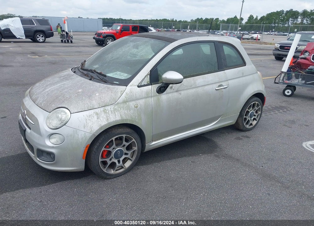 2012 FIAT 500 SPORT VIN: 3C3CFFBR3CT382904