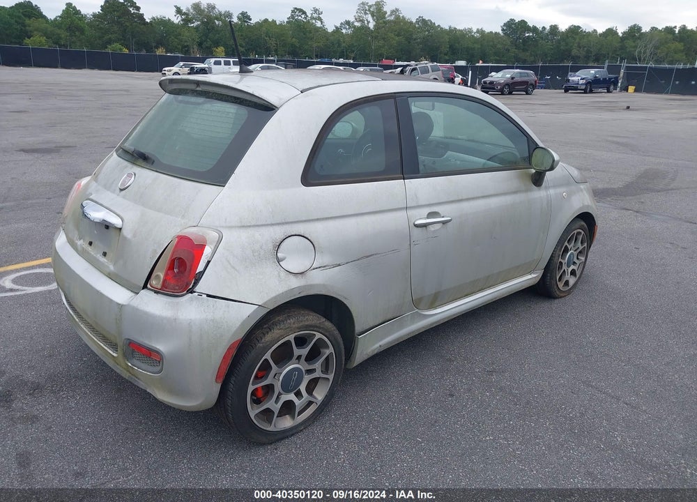 2012 FIAT 500 SPORT VIN: 3C3CFFBR3CT382904
