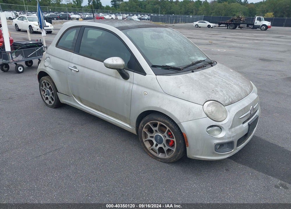 2012 FIAT 500 SPORT VIN: 3C3CFFBR3CT382904