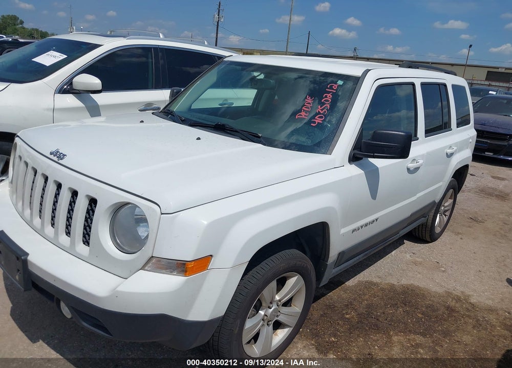 2016 JEEP PATRIOT LATITUDE VIN: 1C4NJPFA4GD674909