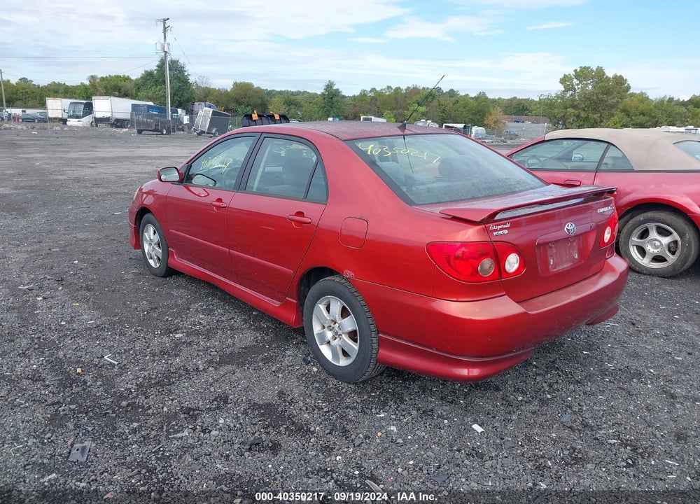 2006 TOYOTA COROLLA S VIN: 2T1BR32E96C708688
