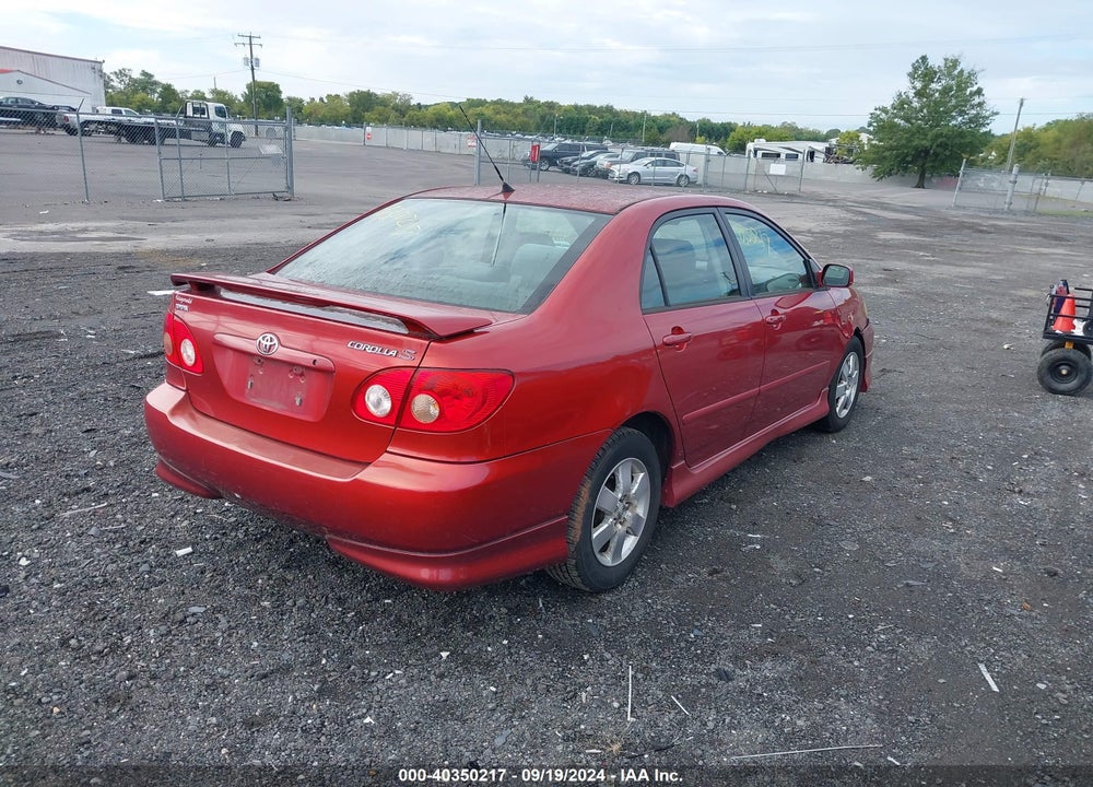 2006 TOYOTA COROLLA S VIN: 2T1BR32E96C708688