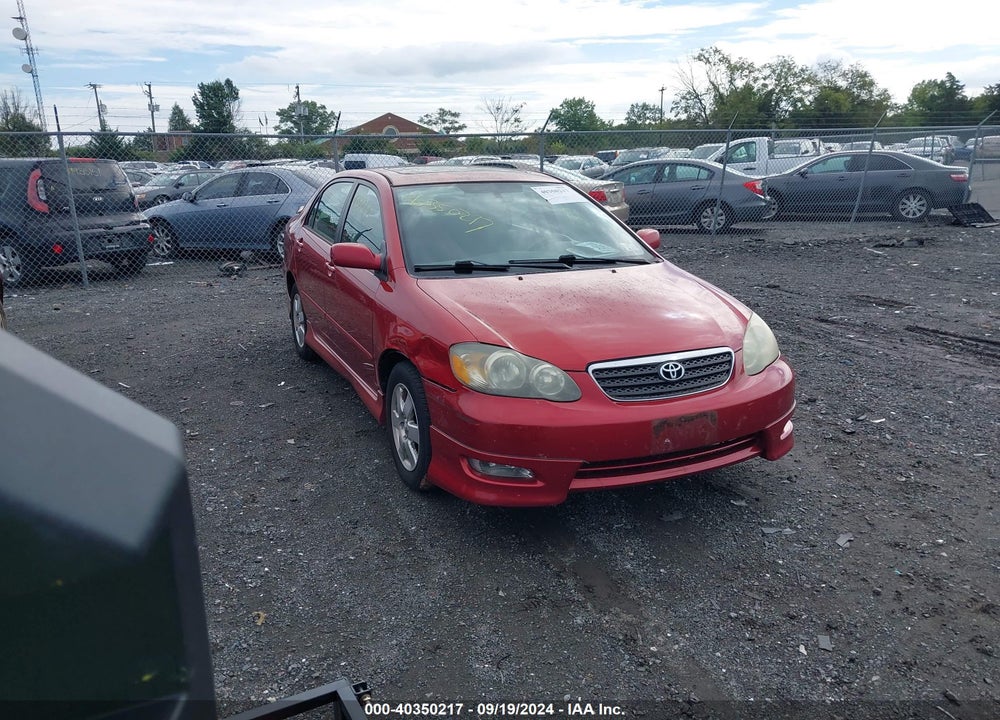 2006 TOYOTA COROLLA S VIN: 2T1BR32E96C708688