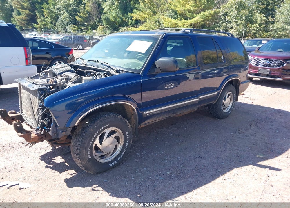 2000 CHEVROLET BLAZER LT VIN: 1GNDT13W6Y2252745