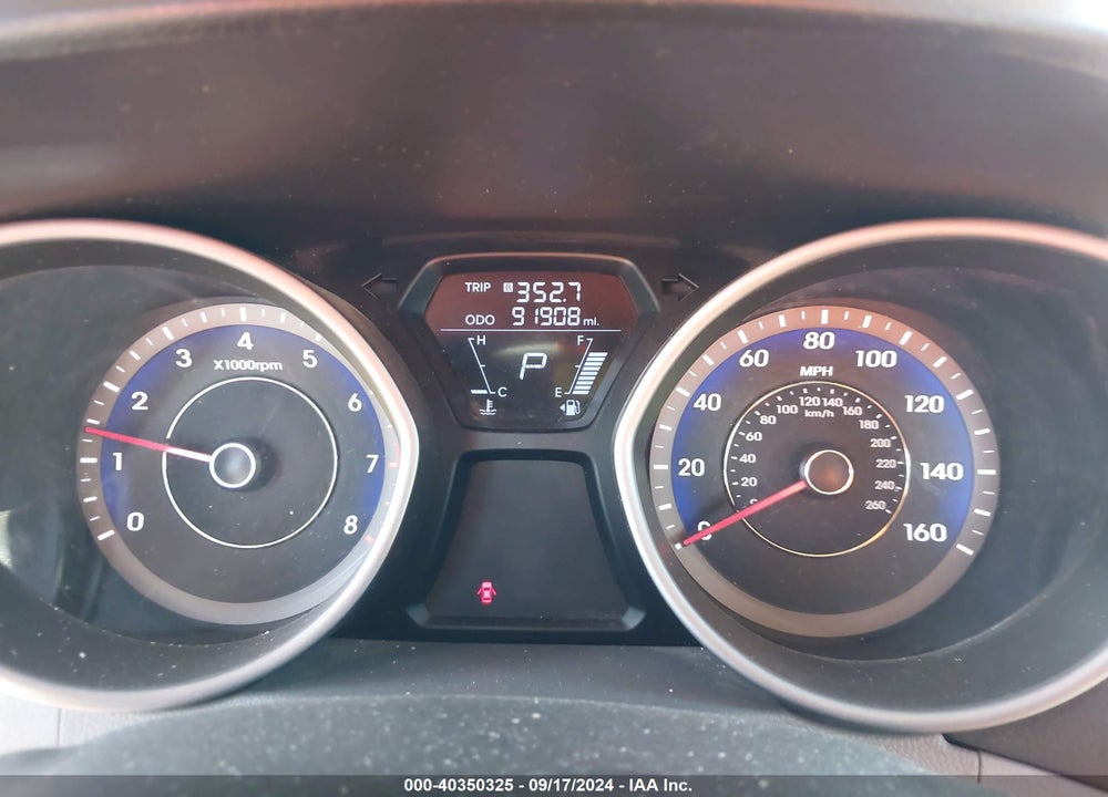 2013 HYUNDAI ELANTRA LIMITED VIN: KMHDH4AE4DU597305