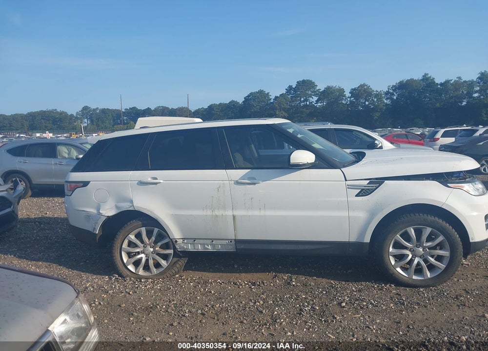 2015 LAND ROVER RANGE ROVER SPORT 3.0L V6 SUPERCHARGED HSE VIN: SALWR2VF0FA517917