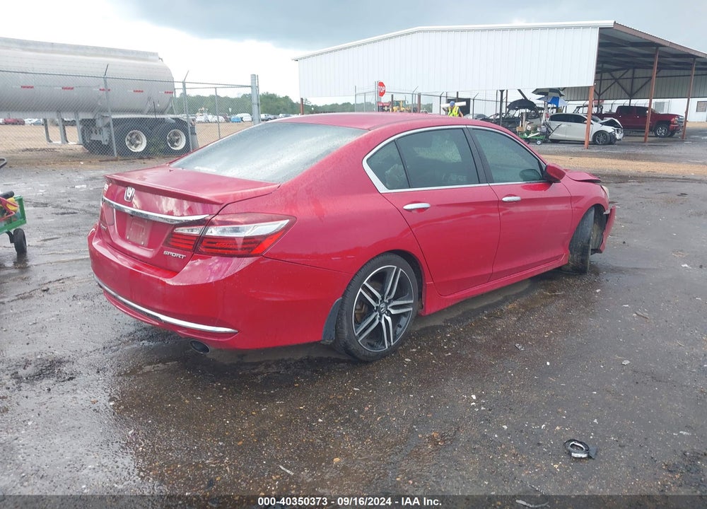 2016 HONDA ACCORD SPORT VIN: 1HGCR2F51GA027036