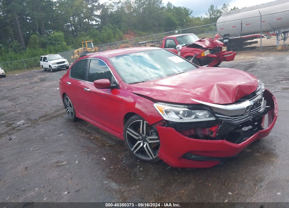 2016 HONDA ACCORD SPORT VIN: 1HGCR2F51GA027036