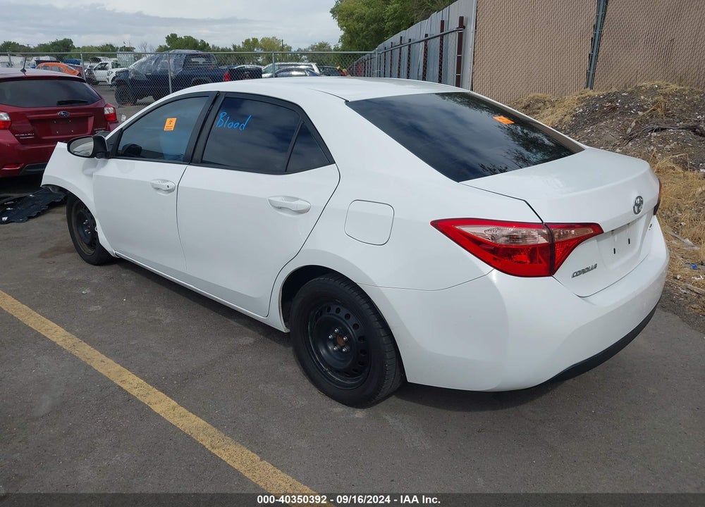 2017 TOYOTA COROLLA LE VIN: 2T1BURHE9HC929946