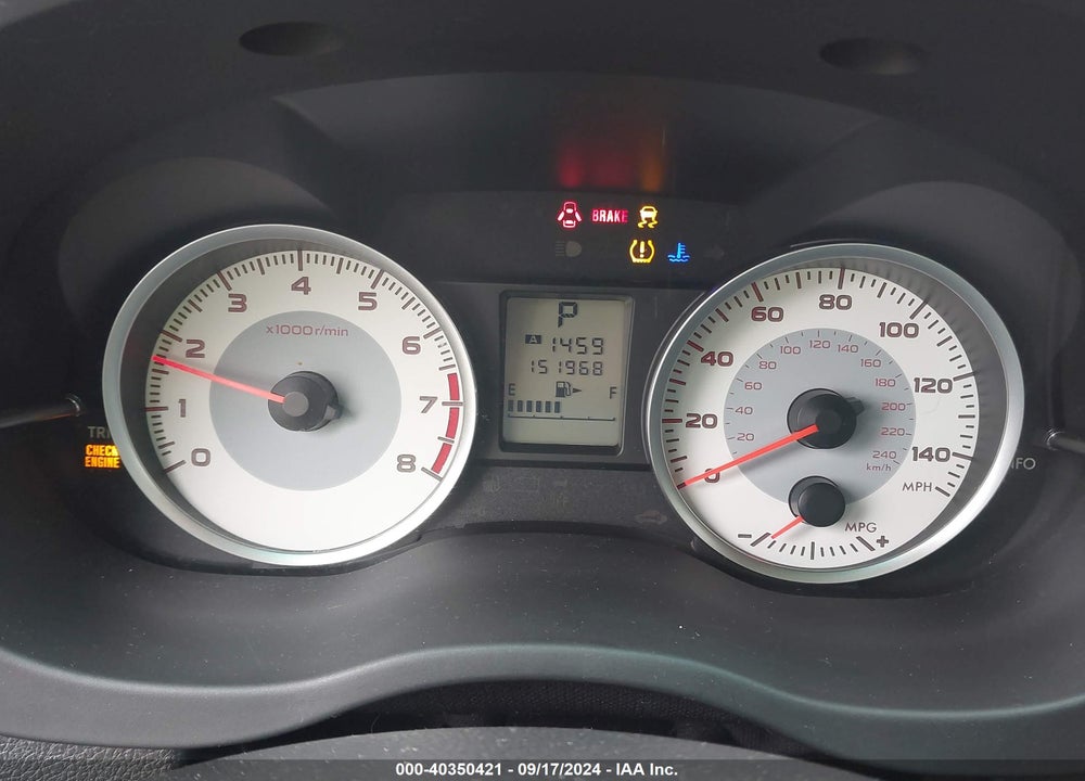 2012 SUBARU IMPREZA 2.0I VIN: JF1GJAA68CH007214