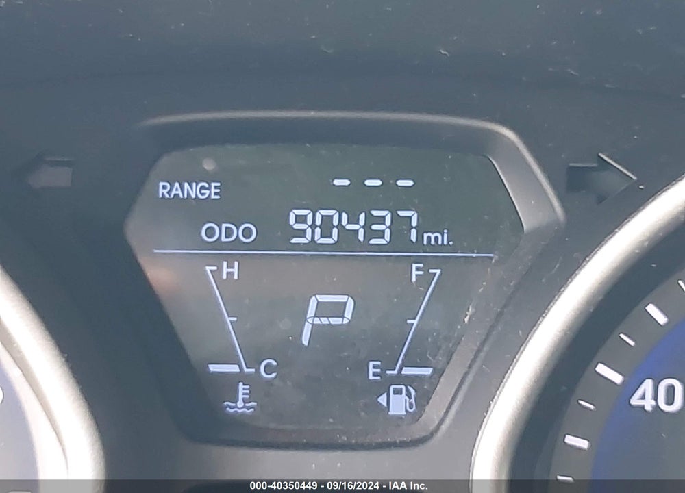 2012 HYUNDAI ELANTRA LIMITED (ULSAN PLANT) VIN: KMHDH4AE7CU419855