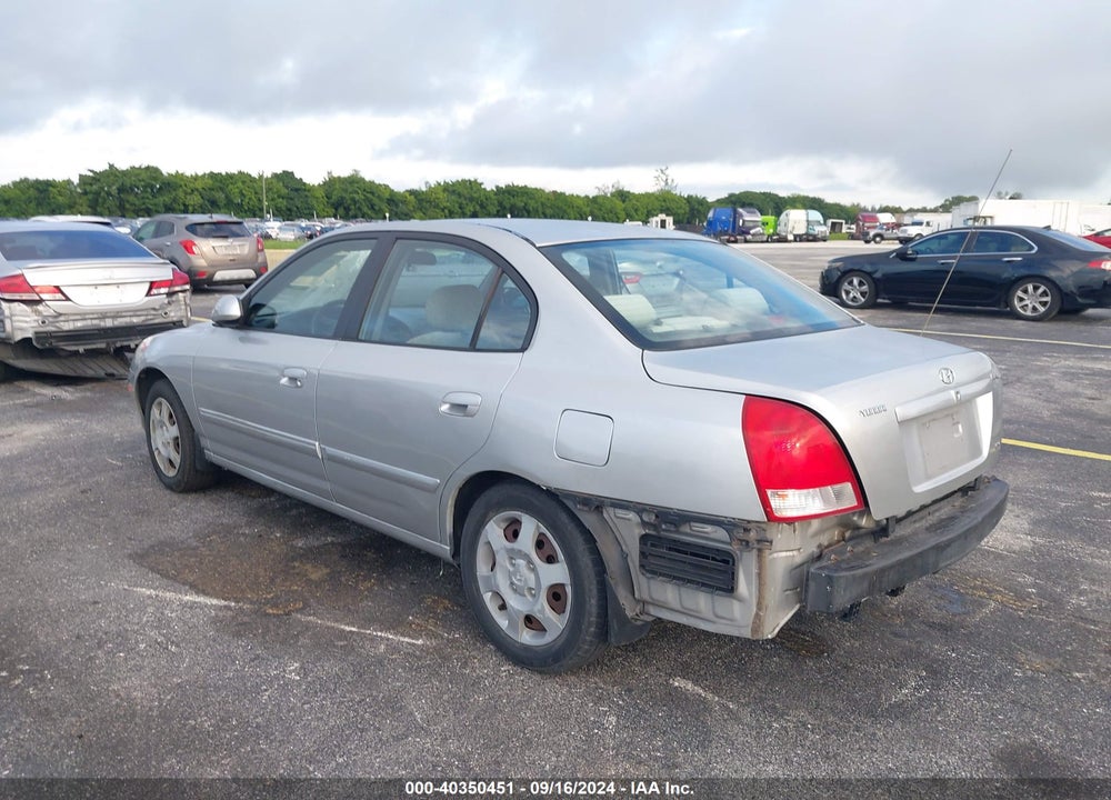 2003 HYUNDAI ELANTRA GLS/GT VIN: KMHDN45D83U546527