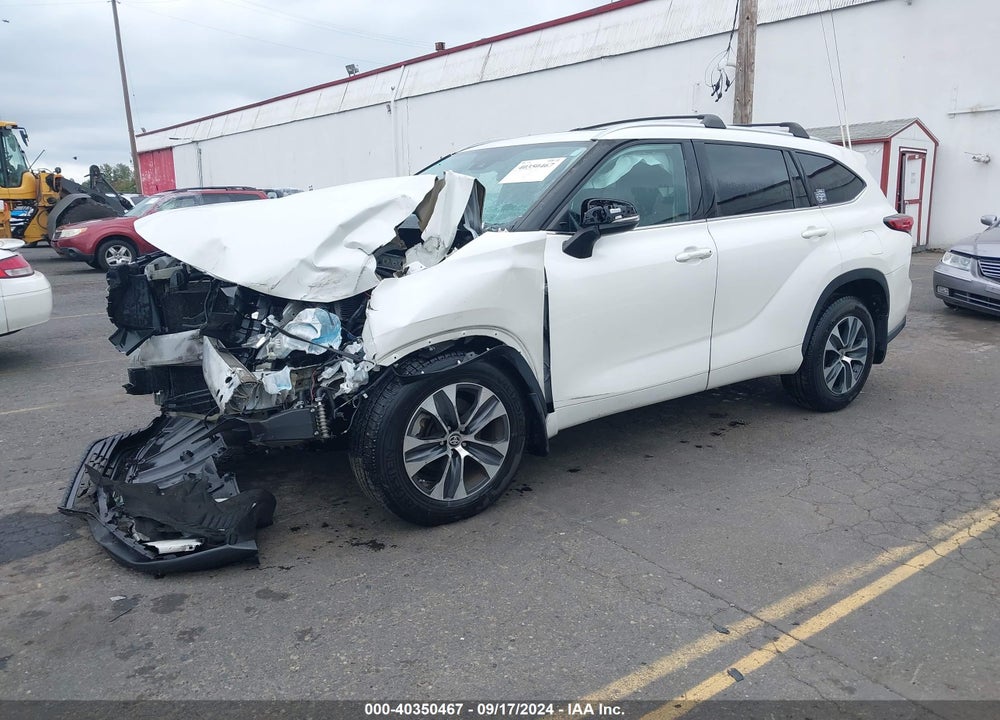 2020 TOYOTA HIGHLANDER XLE VIN: 5TDGZRBH4LS518349