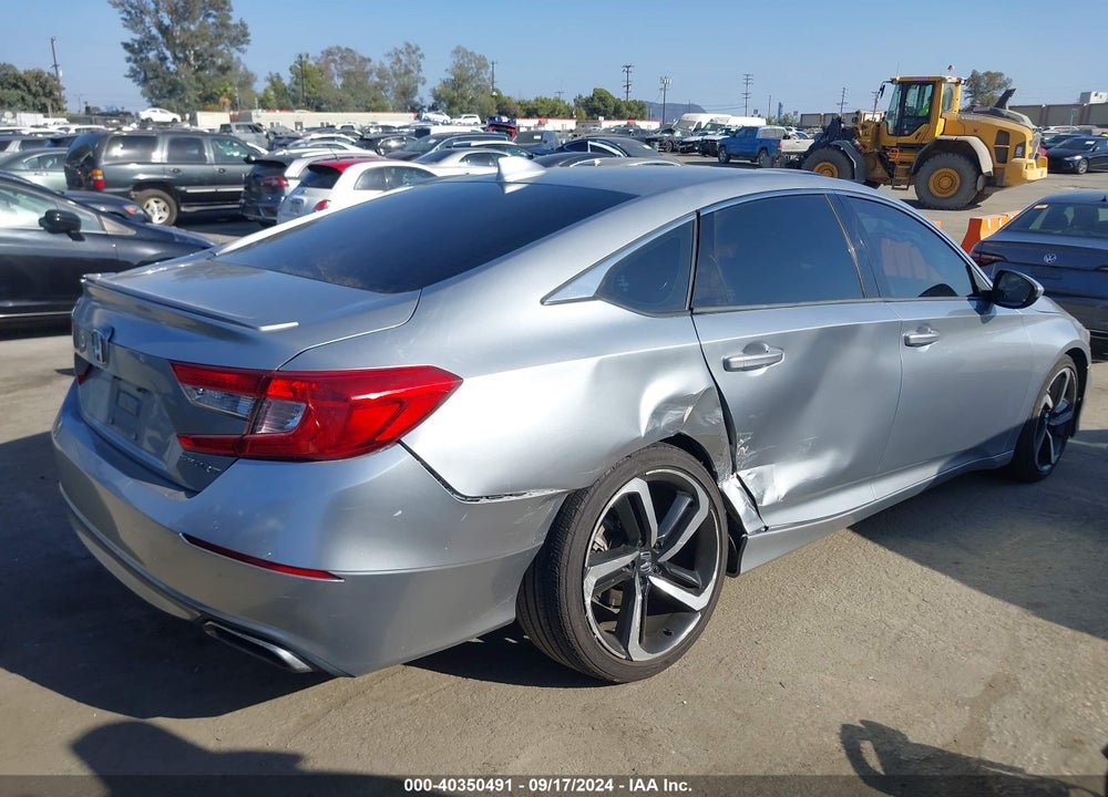 2018 HONDA ACCORD SPORT VIN: 1HGCV1F39JA201124