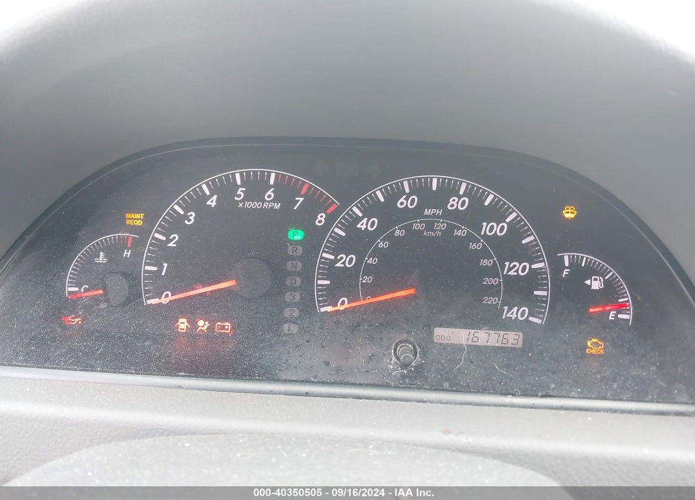 2005 TOYOTA CAMRY LE VIN: 4T1BE32K65U506776