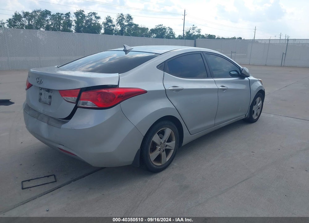 2013 HYUNDAI ELANTRA GLS VIN: 5NPDH4AE7DH406247