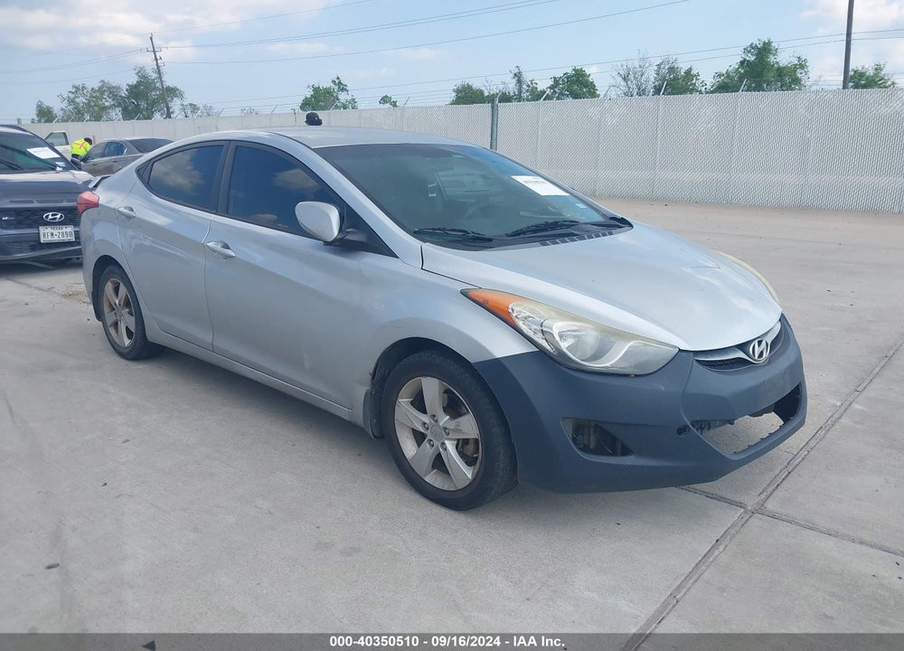 2013 HYUNDAI ELANTRA GLS VIN: 5NPDH4AE7DH406247