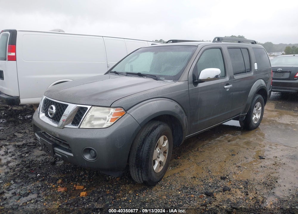 2008 NISSAN PATHFINDER S VIN: 5N1AR18U58C666039