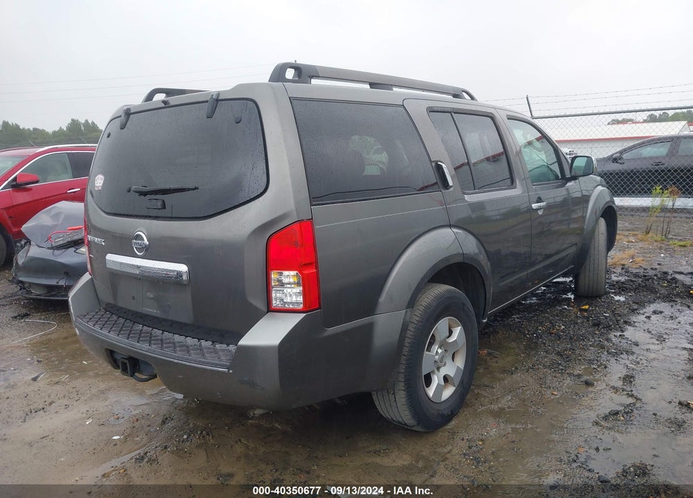 2008 NISSAN PATHFINDER S VIN: 5N1AR18U58C666039