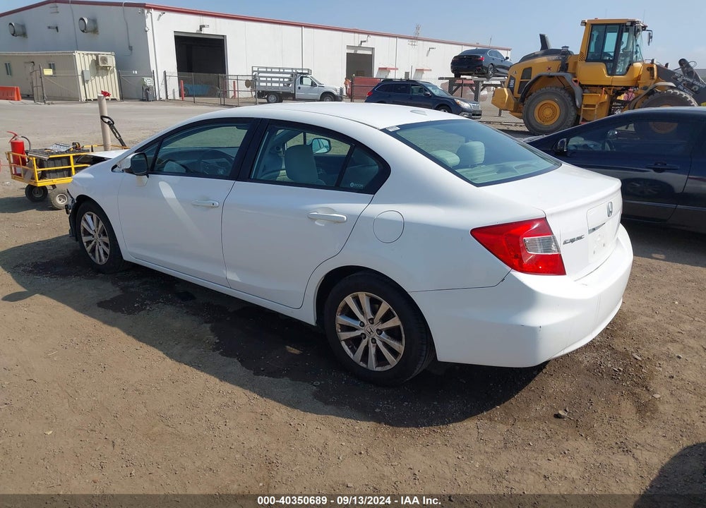 2012 HONDA CIVIC EX VIN: 19XFB2F89CE316215