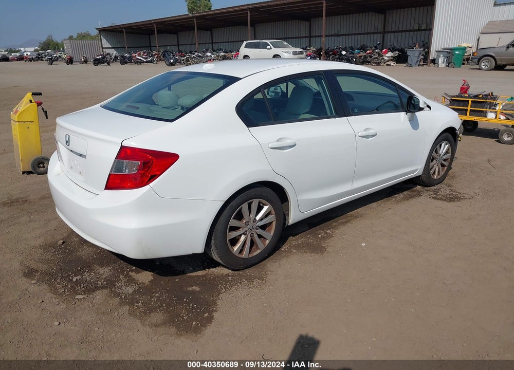 2012 HONDA CIVIC EX VIN: 19XFB2F89CE316215
