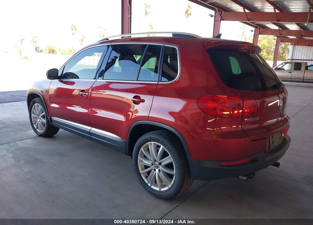 2012 VOLKSWAGEN TIGUAN SE VIN: WVGBV7AX3CW100797
