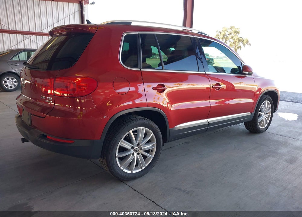 2012 VOLKSWAGEN TIGUAN SE VIN: WVGBV7AX3CW100797