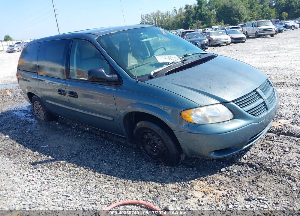 2007 DODGE GRAND CARAVAN SE VIN: 1D4GP24R07B158094