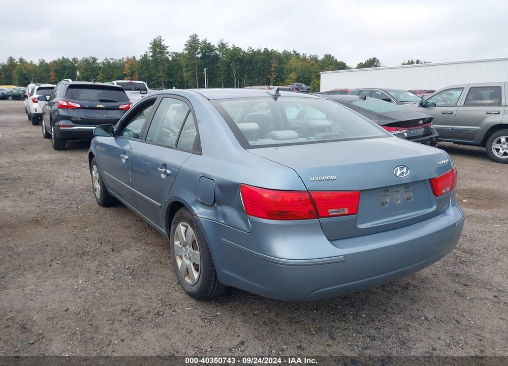 2009 HYUNDAI SONATA GLS VIN: 5NPET46C09H443156
