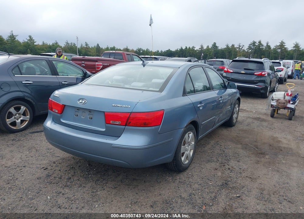 2009 HYUNDAI SONATA GLS VIN: 5NPET46C09H443156
