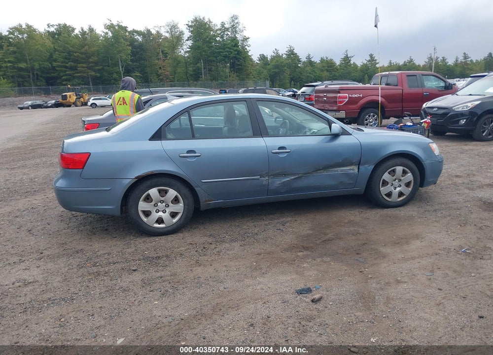 2009 HYUNDAI SONATA GLS VIN: 5NPET46C09H443156