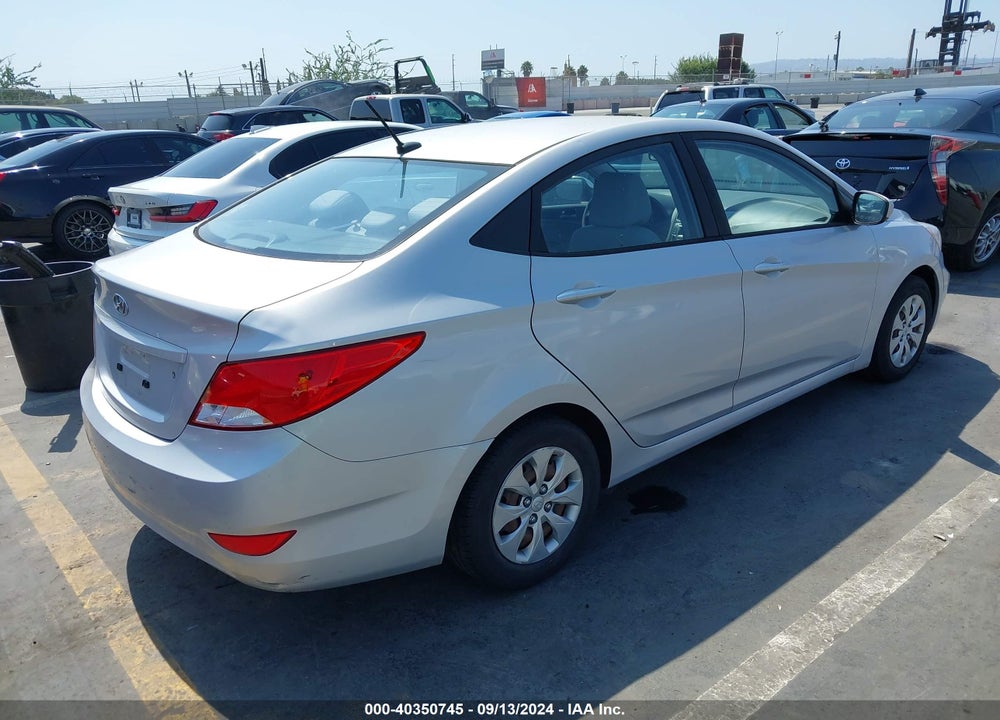 2016 HYUNDAI ACCENT SE VIN: KMHCT4AE6GU124018