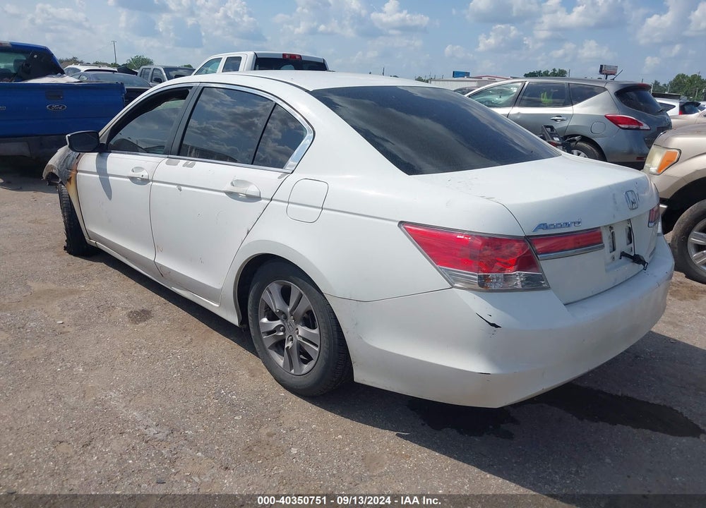 2012 HONDA ACCORD 2.4 SE VIN: 1HGCP2F69CA007822