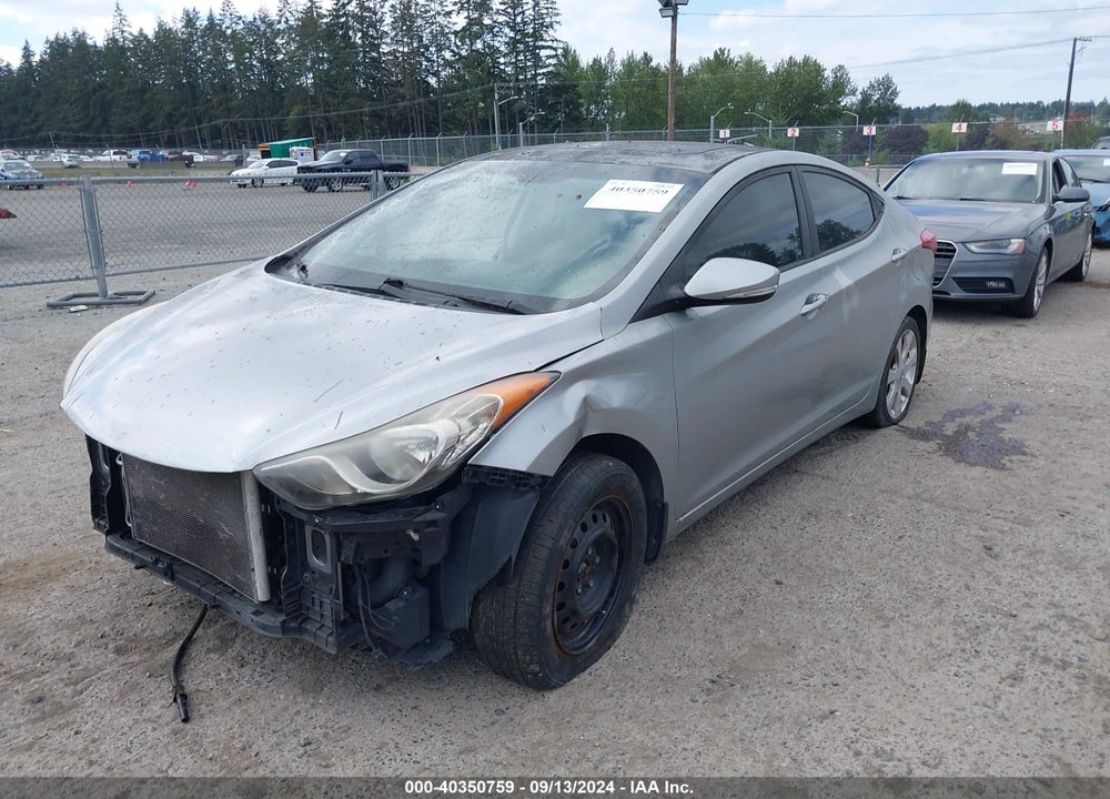 2013 HYUNDAI ELANTRA LIMITED VIN: KMHDH4AE0DU506661