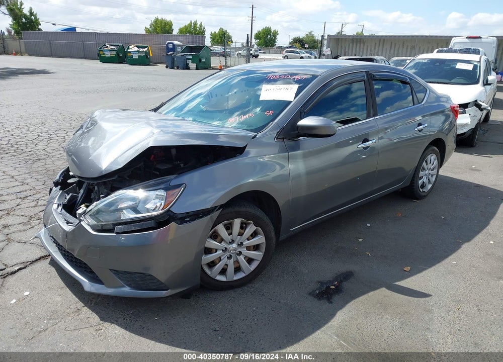 2017 NISSAN SENTRA SV VIN: 3N1AB7AP0HY318742
