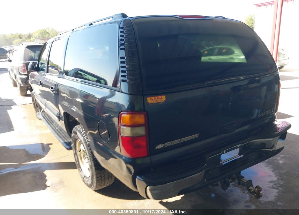 2003 CHEVROLET SUBURBAN 1500 LS VIN: 3GNEC16Z33G260148